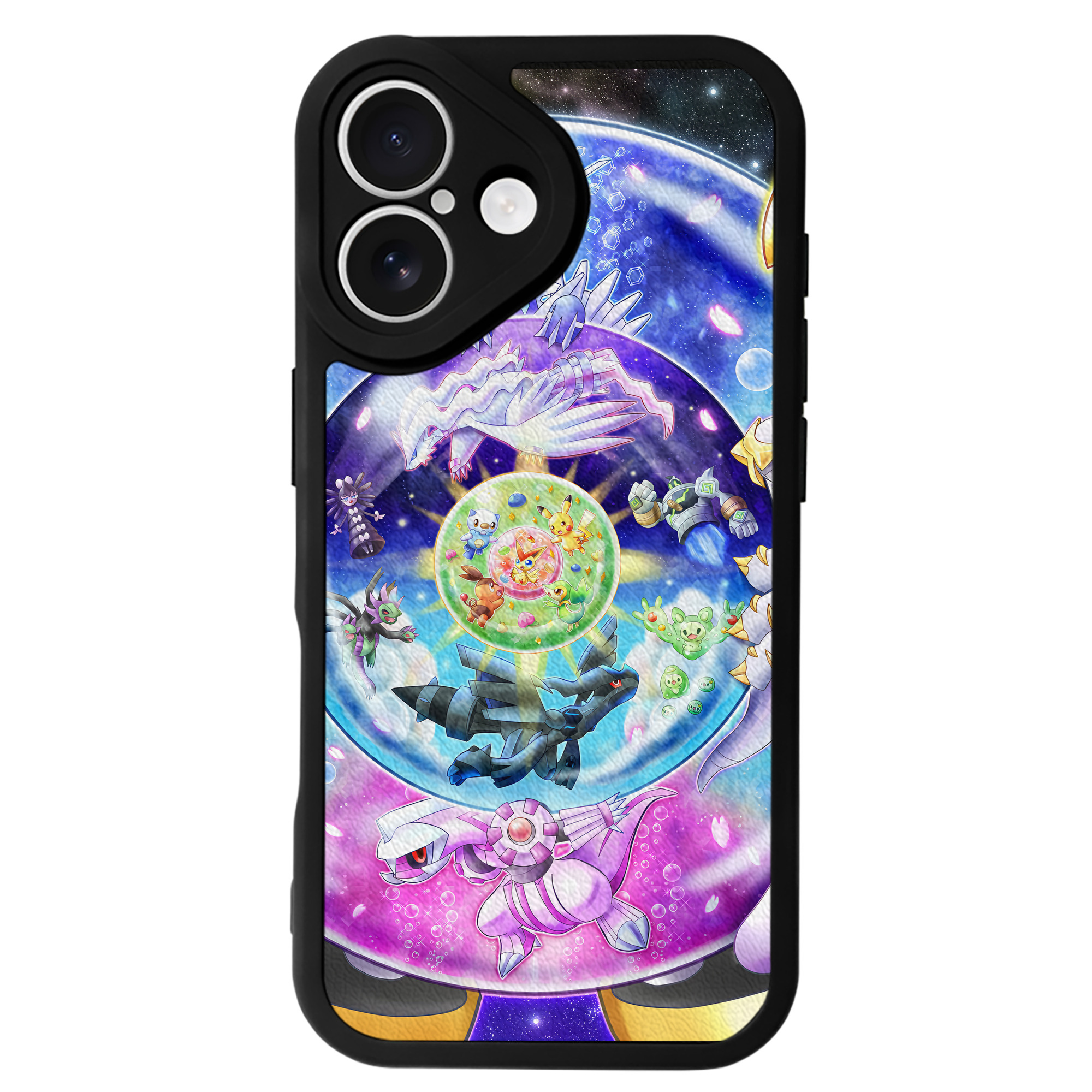 （画像用） ポケットモンスター Pokémon 【iPhone 16シリーズ対応】シリコンスマホケース（レザー調） 材質：シリコン